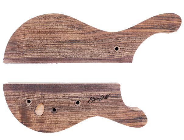 Stonefield Bass Guitar  Body Set 4 with Walnut Top – Stonefield Music