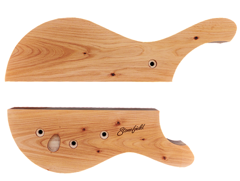 Stonefield Bass Guitar Body Set 69 with Cypress (Macrocarpa) Top