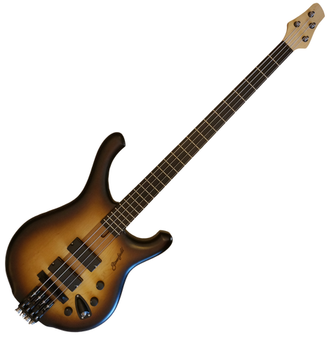 Stonefield Bass Guitar G Series Carmelburst Front