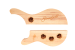 Stonefield Bass Guitar Body Set 20 Salusalu Back