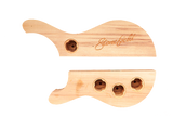 Stonefield Bass Guitar Body Set 20 Salusalu Back