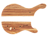 Stonefield Bass Guitar Body Set 20 with Zebrano Top
