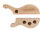 Stonefield Bass Guitar Body Set 2 Salusalu Back