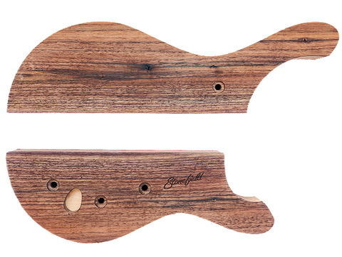 Stonefield Bass Guitar Body Set 2 with Walnut Top