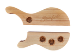 Stonefield Bass Guitar Body Set 33 Salusalu back