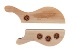 Stonefield Bass Guitar Body Set 43 Salusalu Back
