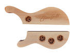 Stonefield Bass Guitar Body Set 43 Salusalu Back
