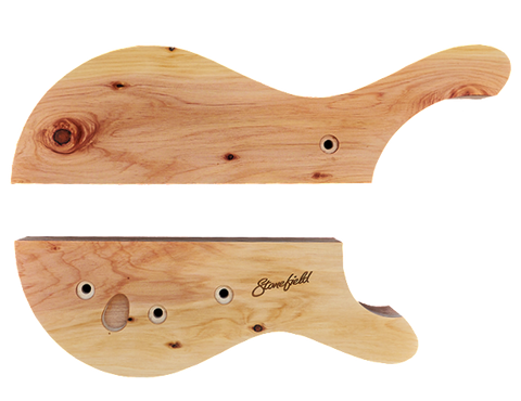 Stonefield Bass Guitar Body Set 70 with Cypress (Macrocarpa) Top