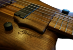 Stonefield Bass Guitar Funk Plate Walnut Bottom View