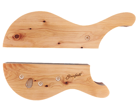 Stonefield Bass Guitar Body Set 10 with Cypress (macrocarpa) Top