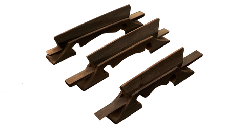 Stonefield Bass Guitar Three-Piece Floating Bridge Ebony
