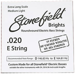Stonefield Brights Bass Guitar String Single .020
