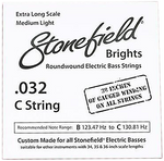 Stonefield Brights Bass Guitar String Single .032